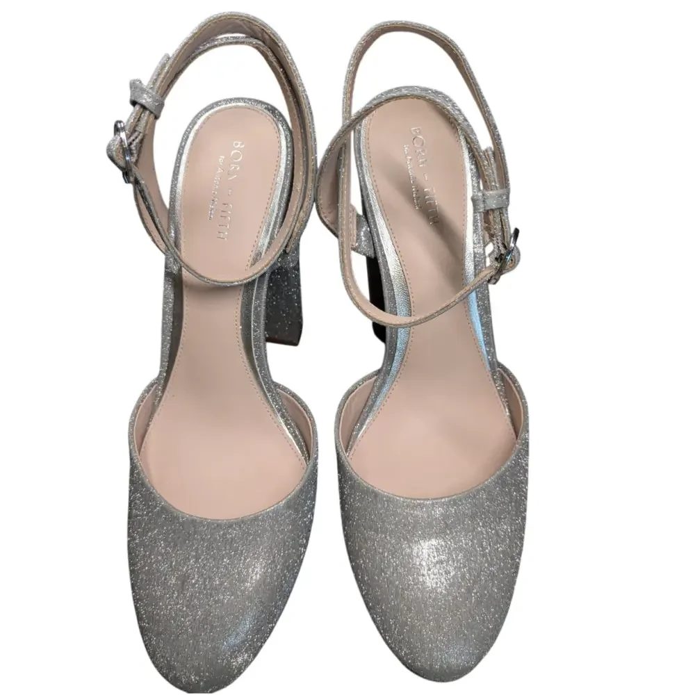 Antonio‎ Melani X Born On Fifth Metallic Glitter Prom Platform Heels Women's 10
